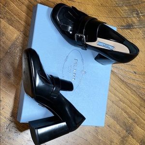 Prada Milano block heels